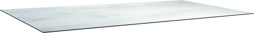 Plateau de table fin Penta Stern en HPL silverstar - 220 x 100 x 1,3 cm