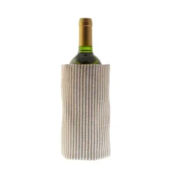 Pochette réfrigérante pour bouteille à rayures beige Fresh Koala - 40 cm