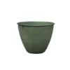 Pot coloris vert en métal recyclé Carama - 26 x 26 x 2 cm