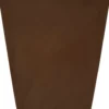Pot conique en polyéthylène coloris corten Chapelu Architect - Ø 50 x H 60 cm
