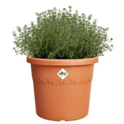 Pot en plastique recyclé Terra Elho Algarve Cilindro - Ø 40 x H 33 cm