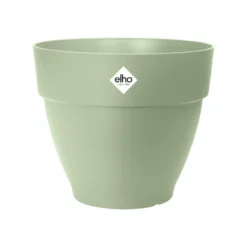 Pot en polypropylène vert pistache Elho Vibia Campana - Ø 40 x 33,4 cm