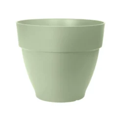 Pot en polypropylène vert pistache Elho Vibia Campana - Ø 40 x 33,4 cm