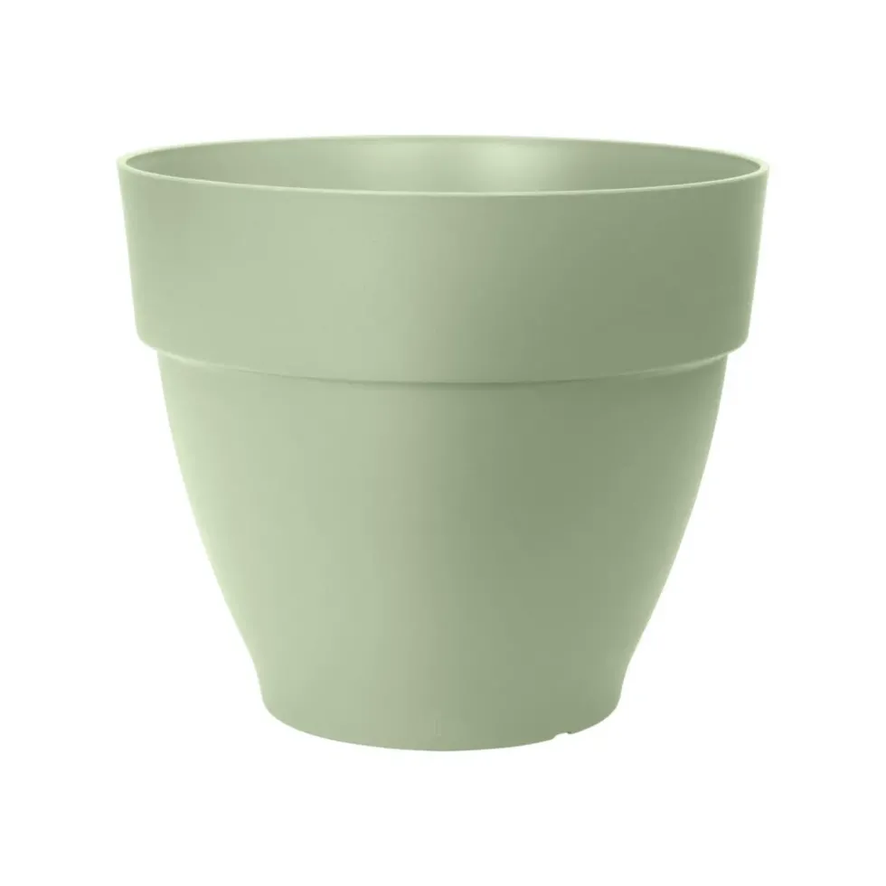 Pot en polypropylène vert pistache Elho Vibia Campana - Ø 40 x 33,4 cm
