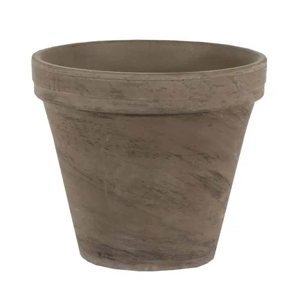 Pot horticole coloris marron en terre cuite Basalt - Ø 19,9 cm