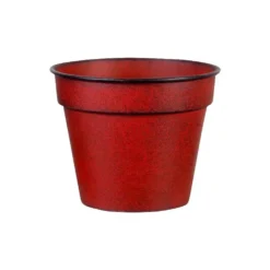 Pot horticole Reb rouge mat Ø 27 x H 24 cm