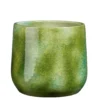 Pot rond coloris vert en terre cuite Hugo Mica Decorations - 25 x Ø 28 cm