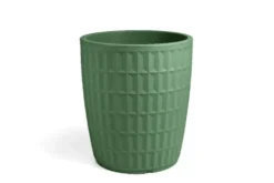 Pot rond en plastique coloris vert laguna Veca Tyle - Ø 60 cm