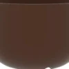 Pot rond grand volume en polyéthylène coloris corten Chapelu Acaya - Ø 60 x H 40 cm