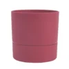 Pot rond à réserve d’eau en polypropylène rose Terra Eda Aquaduo - Ø 24,3 x H 24,3 cm