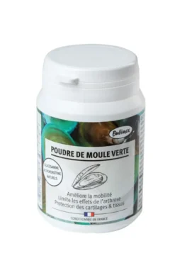 Poudre de moule verte pour chien et chat Bubimex – 60 g
