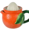 Presse-agrumes en dolomite en forme d’orange - 15 x 21 x 12 cm