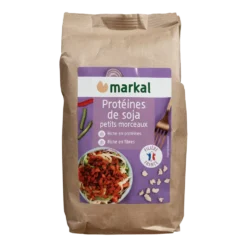 Protéines de soja bio en petits morceaux - 175 gr