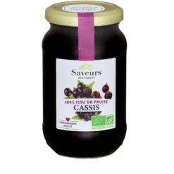 Préparation 100 % fruits Cassis bio - 310 g