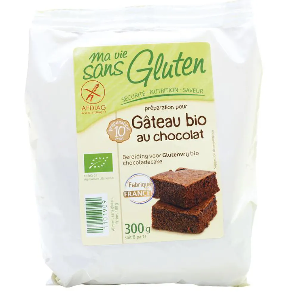 Préparation pour gâteau au chocolat sans gluten 300 g