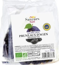 Pruneaux d'Agen dénoyautés bio Saveurs Fruits - 250 g