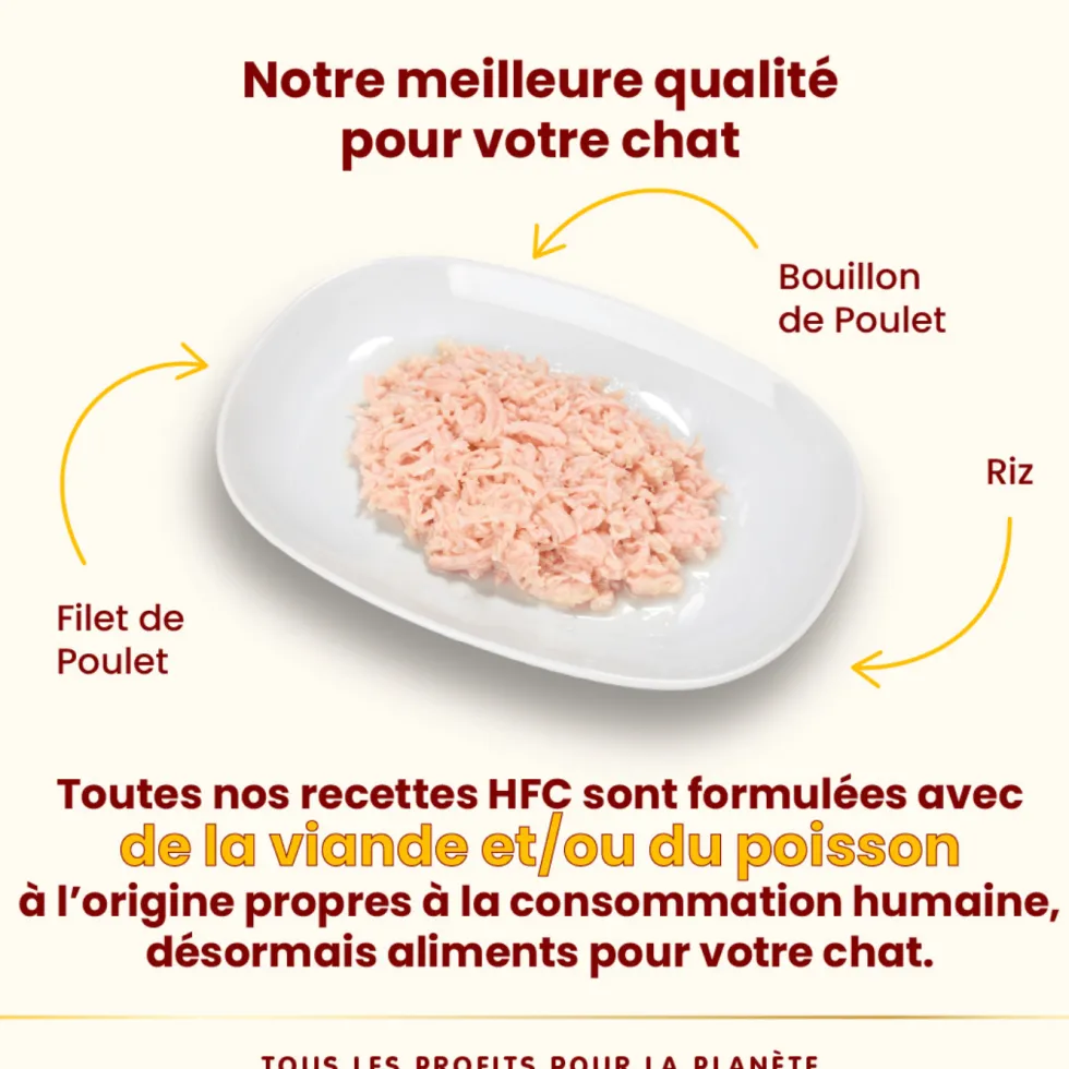 Pâtée pour chat HFC Jelly au poulet et foie Almo Nature - 70 g