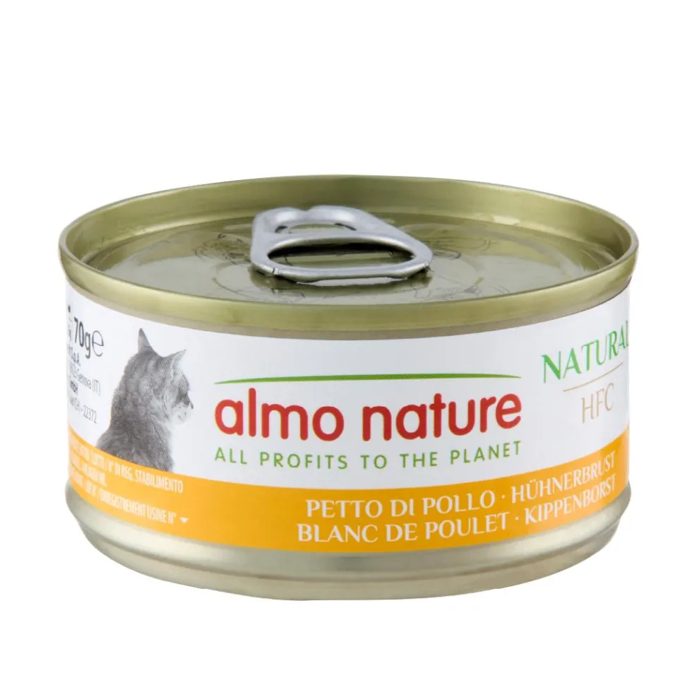 Pâtée pour chat HFC Natural au blanc de poulet Almo Nature - 70 g
