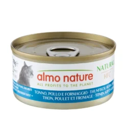 Pâtée pour chat HFC Natural au thon, poulet et fromage Almo Nature - 70 g