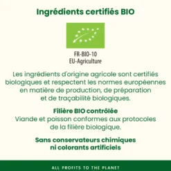 Pâtée pour chien biologique BIO ORGANIC au bœuf et légumes Almo Nature - 300 g