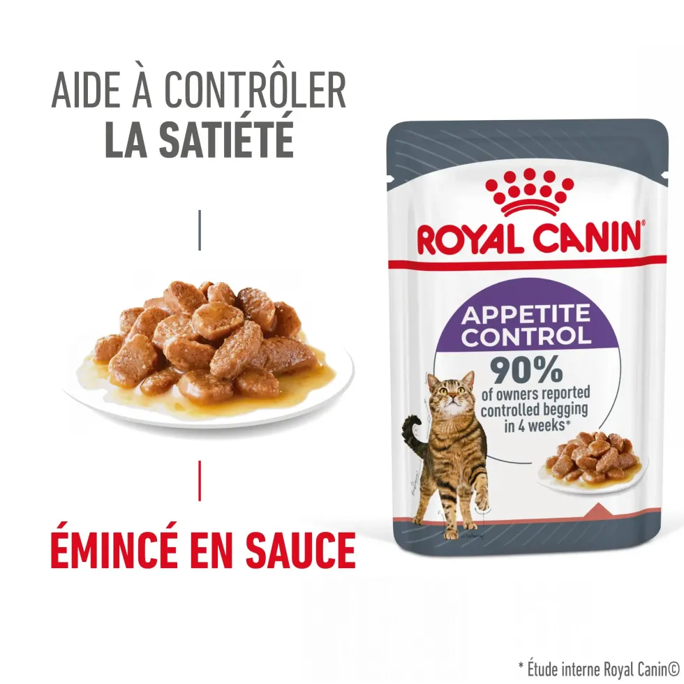 Pâtées pour chat en gelée Royal Canin Appetite Control Care - 12 x 85 g