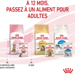 Pâtées pour chaton émincés en sauce Royal Canin Kitten Sterilised - 12 x 85 g