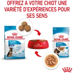 Pâtées pour chiot de grande race Royal Canin Maxi Puppy - 10 x 140 g