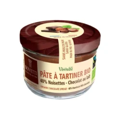 Pâte à tartiner bio noisettes et chocolat au lait - 350 g