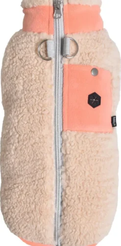Pull pour chien coloris orange Bobby Alpaga - Taille 26XS