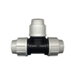 Raccord de compression avec té égal Plasson Ø 32 mm