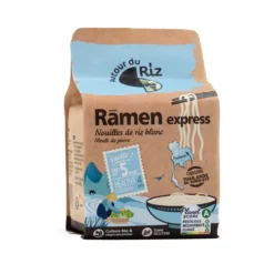 Ramen Express Nouilles de riz blanc sachet papier 4x70g