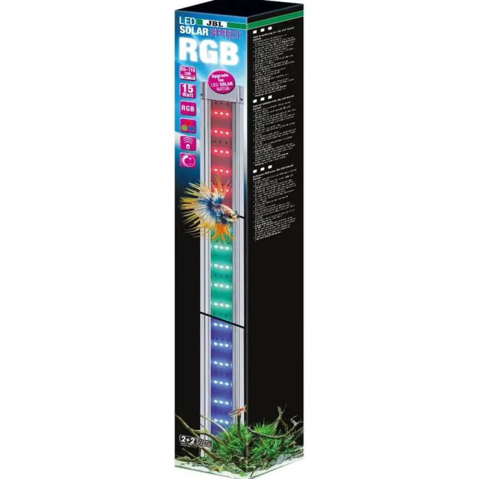 Rampe d’éclairage led effect grise de 15 w de 849 mm