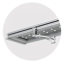 Rampe LED Scaper RGB pour aquarium d'eau douce, 48W 7800K - SUPERFISH - modèle 93