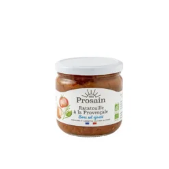 Ratatouille bio hyposodée en bocal de 345 g
