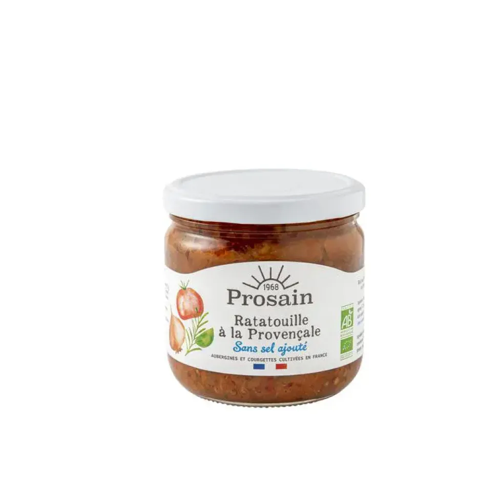 Ratatouille bio hyposodée en bocal de 345 g