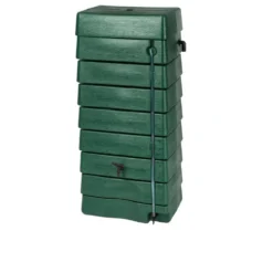 Récupérateur à eau mural - 276 L Vert foncé