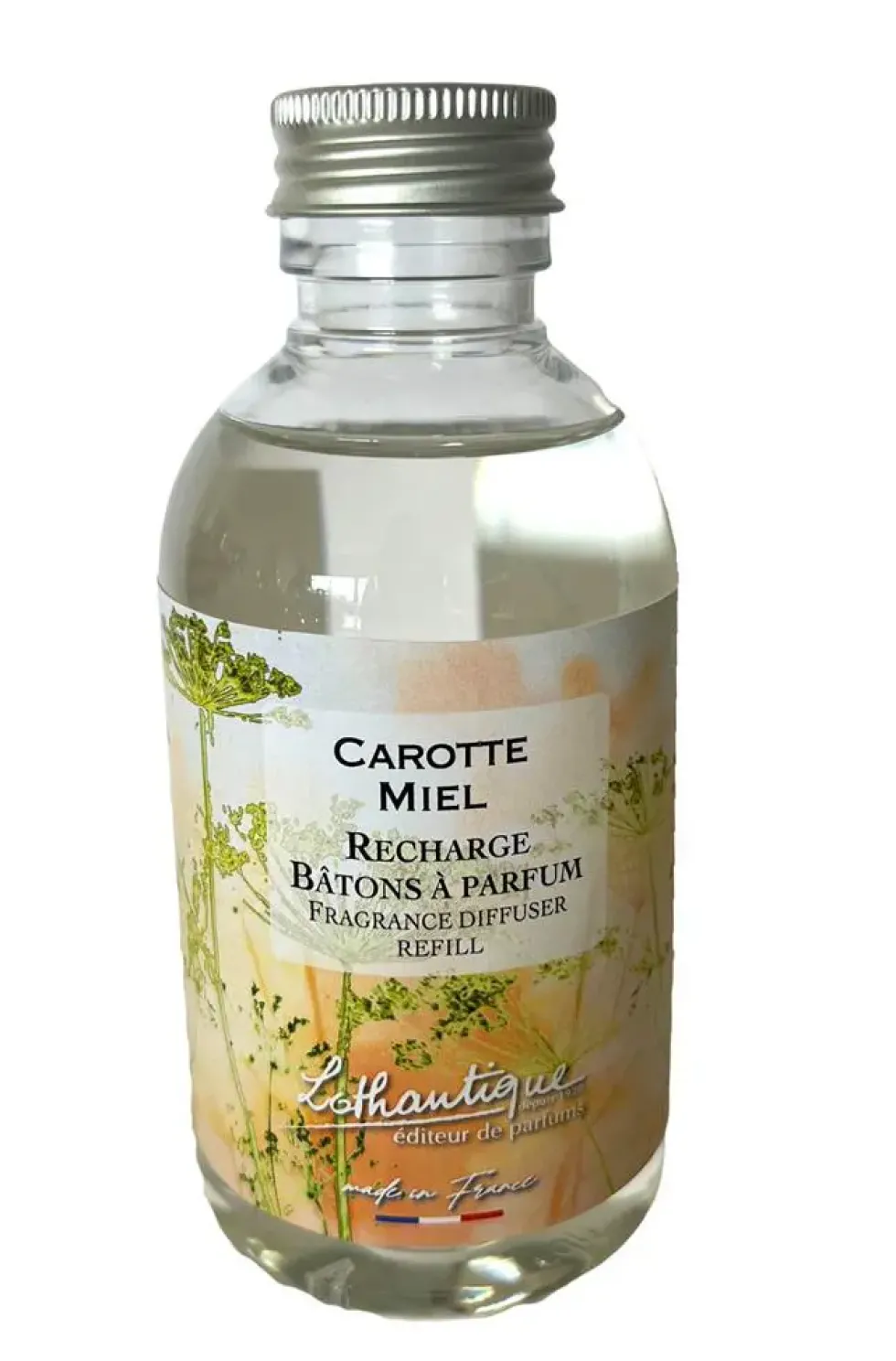 Recharge de bâton à parfum Lothantique Jardin d'aquarelles Carotte miel – 200 ml
