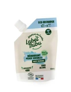 Recharge de déodorant peau sensibles bio Label Tribu - 100 ml