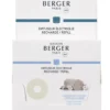 Recharge en céramique pour diffuseur nomade Maison Berger parfum Caresse de coton - Ø 6 cm