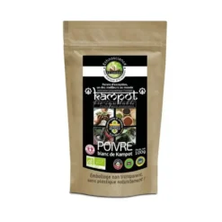 Recharge poivre blanc bio de kampot biopartenaire 100g