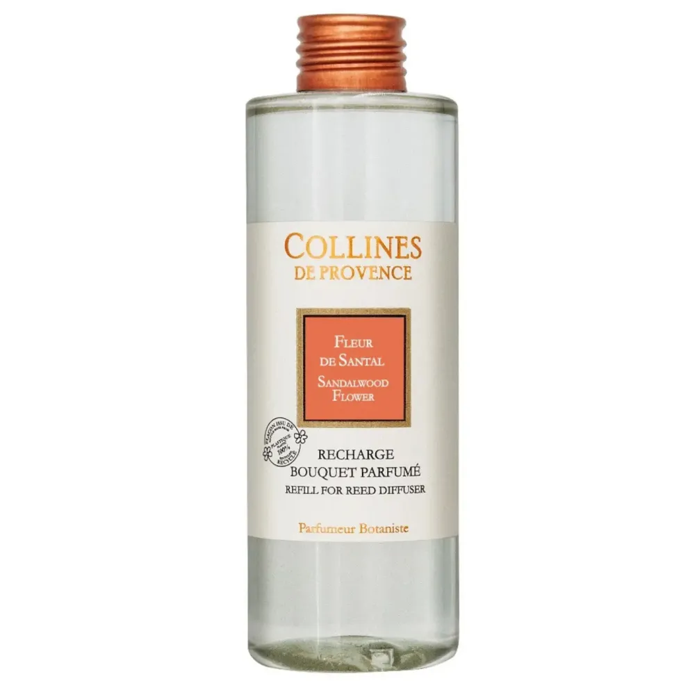 Recharge pour bouquet parfumé Collines de Provence Fleur de Santal - 200 ml