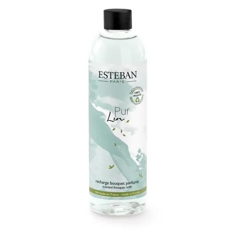 Recharge Pur Lin pour bouquets parfumés Esteban - 250 ml