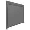 Rideau extérieur pour pergolas bioclim coloris gris - 4 m