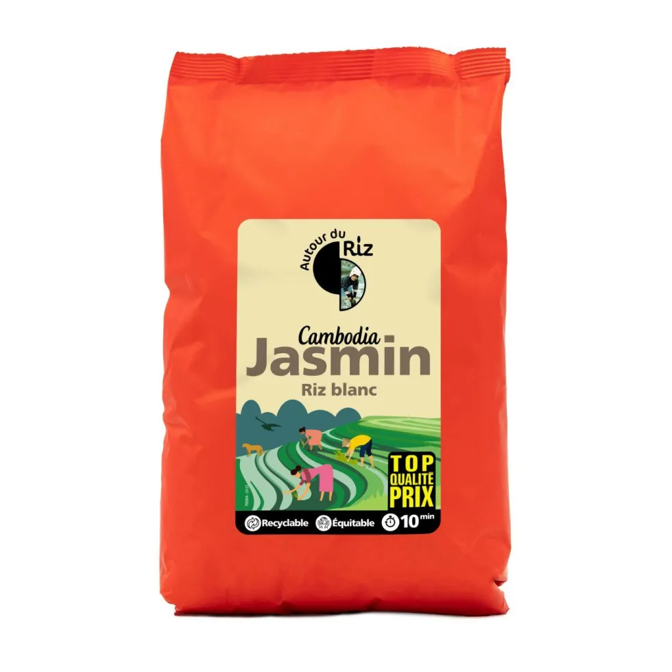 Riz blanc au Jasmin du Cambodge - 2 kg