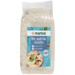 Riz long blanc spécial risotto bio en sachet de 500 g