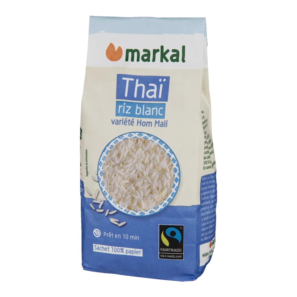 Riz thaï blanc bio Markal - 500 g