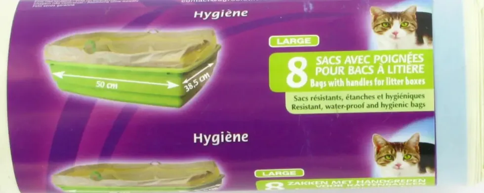 Rouleau 8 sacs litière grand modèle