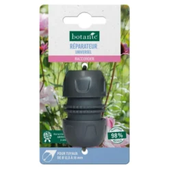 Réparateur universel botanic® pour tuyaux de Ø 12,5 à 19 mm