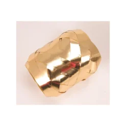 Ruban or métallisé pour paquet cadeaux en bobine forme œuf - 10 mm x 20 m