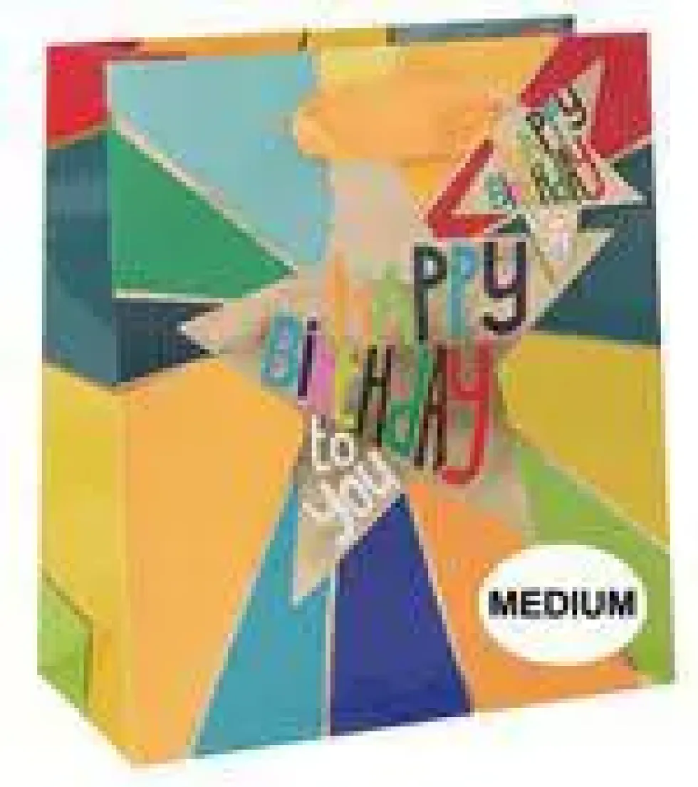 Sac cadeau multicolore taille medium Pictura 8